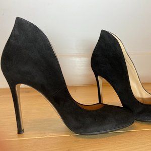 Gianvito Rossi Suede Black Pumps Size 36.5 (Brand New No Box)